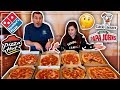 Buying every pepperoni pizza in our city!(which one has more pepperoni)