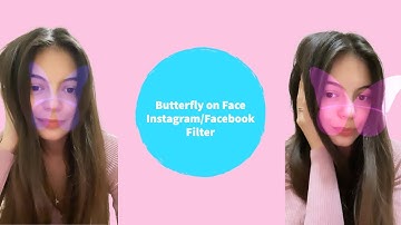 Butterfly on Face Instagram/Facebook Filter in Spark Ar