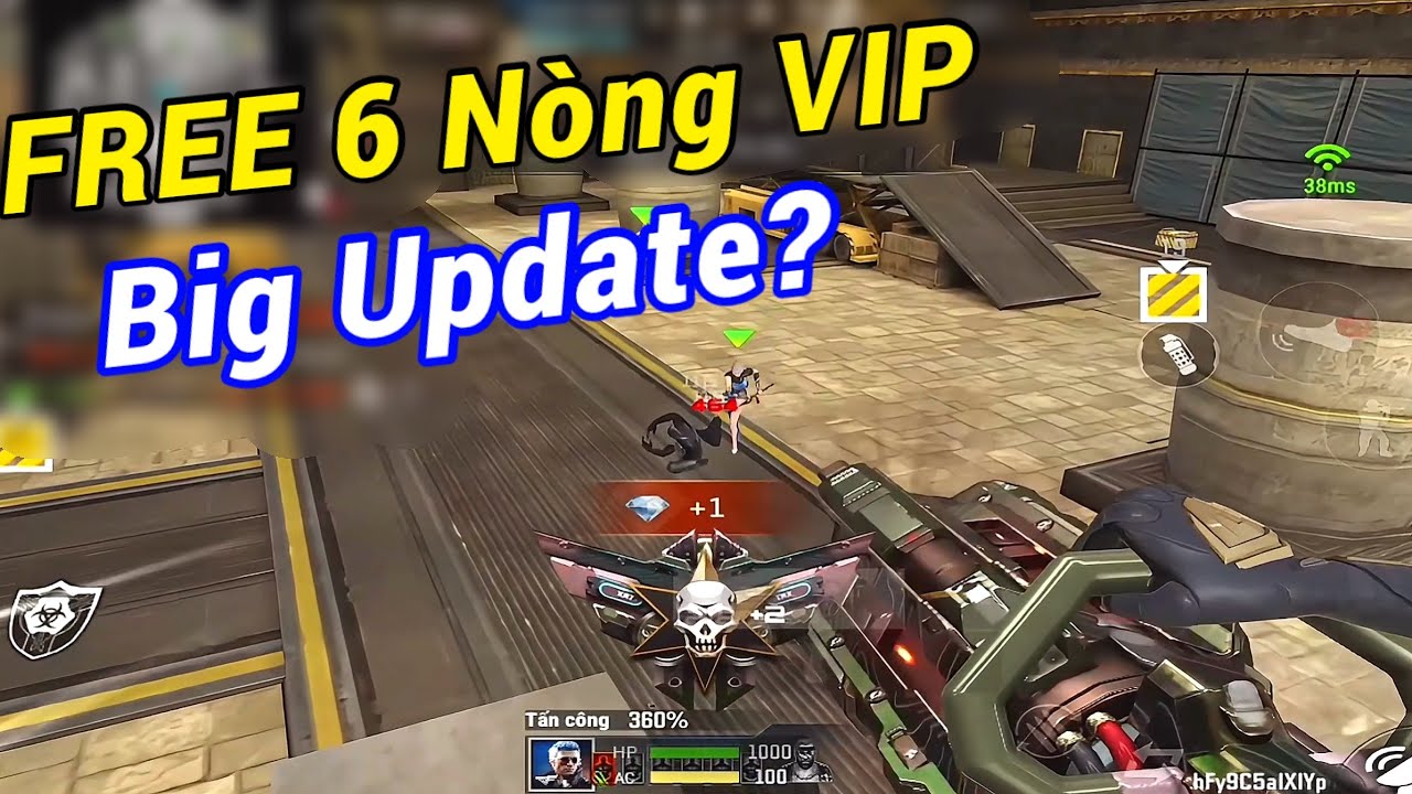 CF LEGENDS | FREE Gatling Gun-Snake VIP Cho Big Update 3/3 Sắp Tới 😍