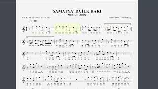 SAMATYA' DA İLK RAKI  -  MELİKE ŞAHİN NOTA SOLFEJ Resimi