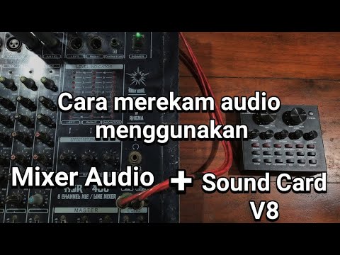 Video: Bagaimana Menghubungkan Kartu Suara Ke Mixer