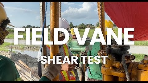 In-situ Shear Strength Measurement by Field Vane Shear Test