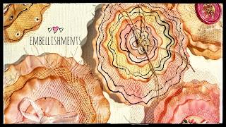 Handmade Cupcake Flowers - Embellishments - Journal Ephemera - Tutorial
