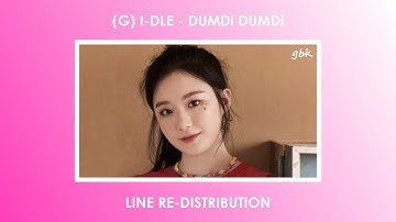 「 How Should (G) I-DLE Sing • DUMDi DUMDi | Line Re-Distribution 」