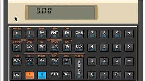 Como calcular na HP 12 C?