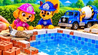 Can Paw Patrol Build a REAL Swimming Pool?