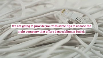 What are the Tips to Choose the Right Data Cabling Company?