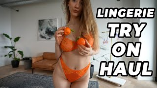 Lingerie Try On Haul | See Through Lingeries Haul [4K]