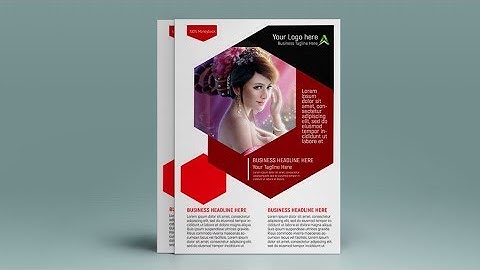 Design Business A4 Flyer - Photoshop Tutorial