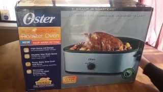 Hello, today i will be reviewing this roaster oven bought because my
broke just before thanksgiving -_-.