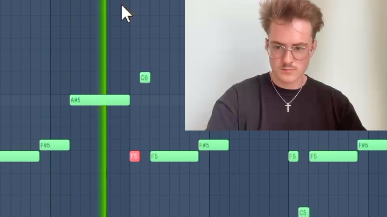making a beat after staring at a wall