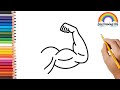 Drawing Muscle Arm Tutorial How To Draw A Muscle Arm Easy Drawings BRO 