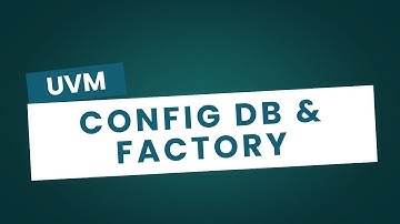 UVM Config db Factory Reporting | GrowDV full course