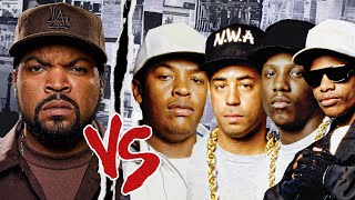 ICE CUBE vs N.W.A: How Ice Cube DESTROYED N.W.A with "NO VASELINE"