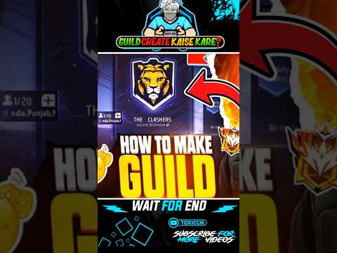 FREE FIRE Guild Kaise Banaye 2025 Create Guild In 1 Minute Shorts Freefire 