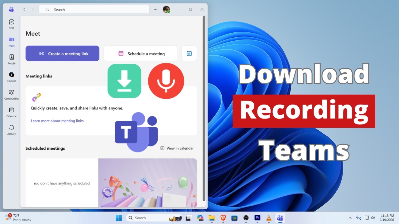 How to Download Recording from Microsoft Teams - YouTube