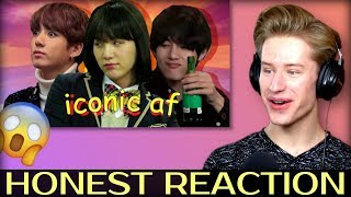 HONEST REACTION to iconic bts moments