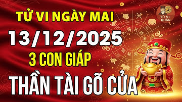 Tử vi ngày 13/12/2025: Hé lộ 3 con giáp này Thần Tài Gõ Cửa, 5 con giáp này Tiền Mất Tật Mang