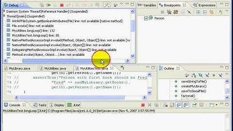 Eclipse and Java - Using the Debugger - Lesson 5