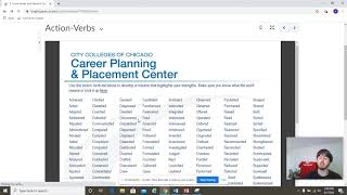 Using Action Verbs in Resumes screenshot 4