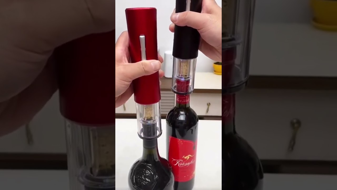 Product Link in the Comments! 🍷 Elegant Electric Automatic Wine Opener 🍷
