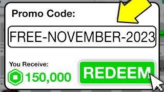 This *SECRET* Promo Code Gives FREE ROBUX! (Roblox October 2023) 