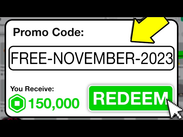 SECRET* Promo Code Gives FREE ROBUX! (Roblox November 2023) 
