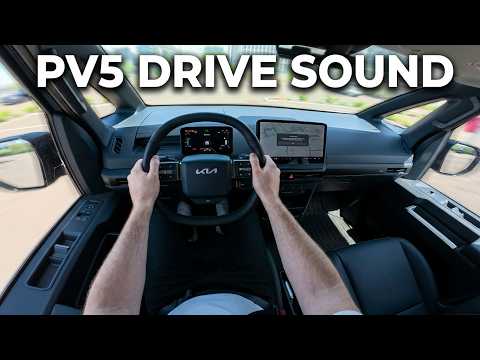 NEW Kia PV5 2026 Drive Sound