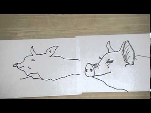 ブタの絵の書き方と方法とコツ Tips And How To How To Write A Picture Of A Pig Youtube