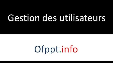 Commandes de base Linux - Ep25 -Gestion des utilisateurs - part1
