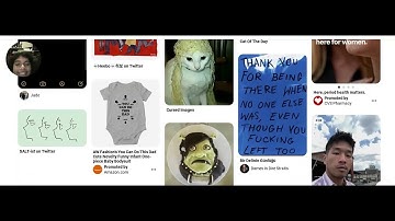 scrolling through pinterest