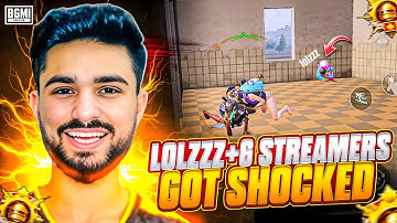 LoLzZz & 6+ Streamer’s Got Shocked‼️Ben vs Streamers in CONQUEROR Lobby🔥 - Fastest 1v4 Clutches 