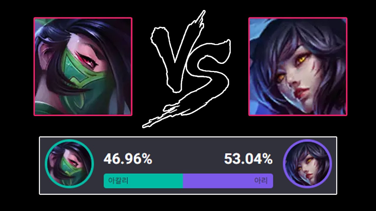 당신의 아칼리가 아리한테 약한 이유