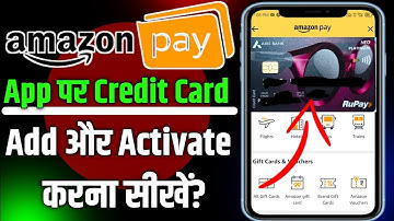 Amazon app par credit card Add Or Activate kaise kare | Amazon Pay Axis Credit Card | #creditcard