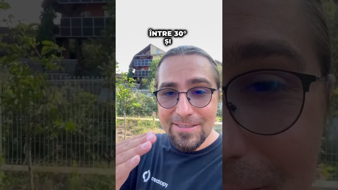 Tu stii care unghiul ideal la care sa montezi panourile fotovoltaice?