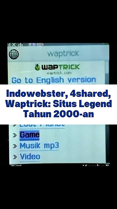Pernah download di Waptrick & 4shared? Selamat, kamu anak internet sejati! 😎📱