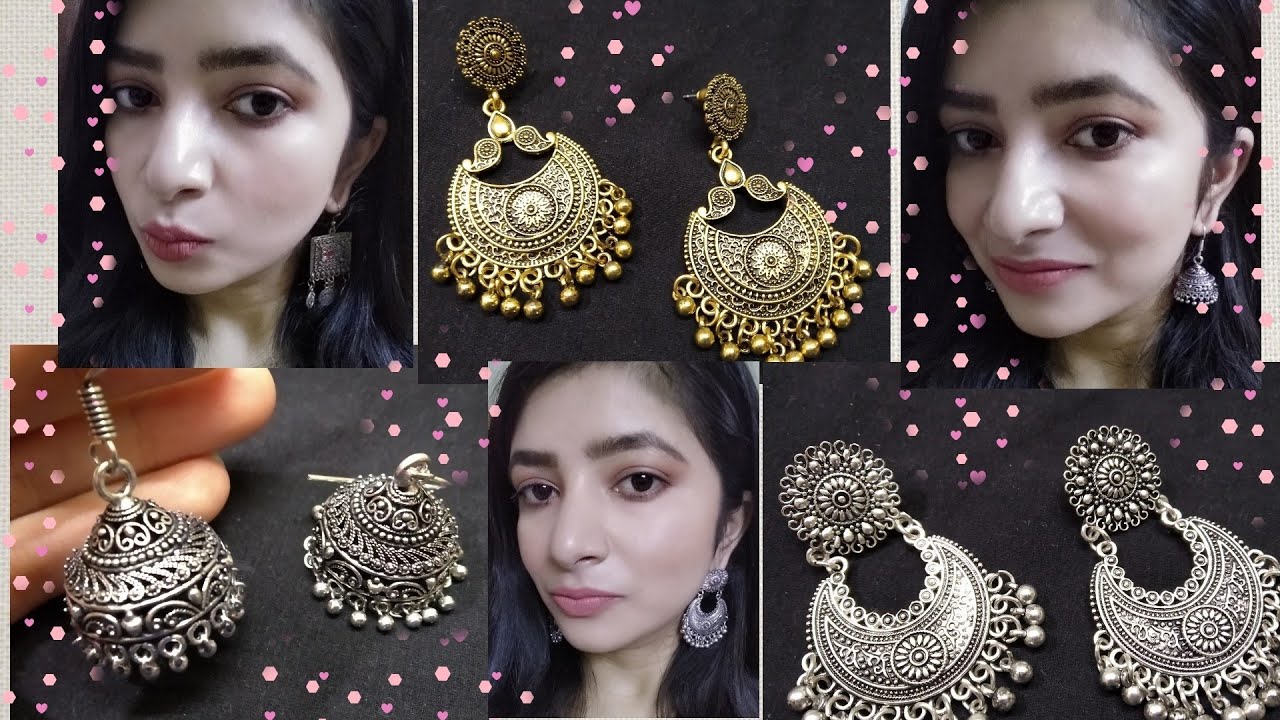 Online Earrings Shopping Haul, Instagram Earrings Haul, Affordable