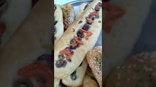 לחם עם עגבניות פלפל ועוד