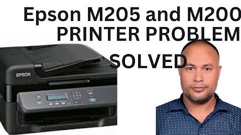 Epson M205 and M200 Scanner error ll printer error #Epsonprinter