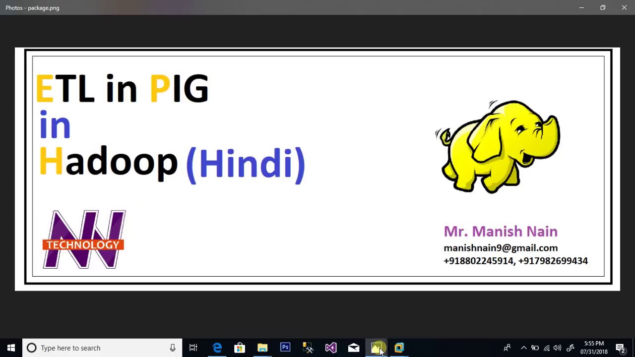 Hadoop tutorial for beginners | ETL in pig hadoop | Manish Nain |Hindi ...