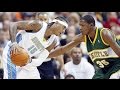 Carmelo Anthony vs Rookie Kevin Durant Duel 2008.04.06 - UNREAL 75 Pts Combined in a 2 OT Thriller!!