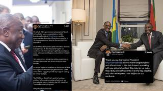 PEREZIDA KAGAME YISE RAMAPHOSA UMUVANDIMWE WE| F1 YAHUZWA NA DIPOLMASI