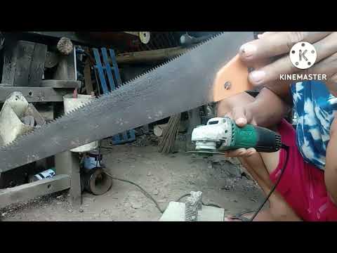 Video: Paano hinahasa ang circular saw?