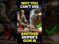 Why You Can't Use Another Sniper's Gun! 🎯 #shorts