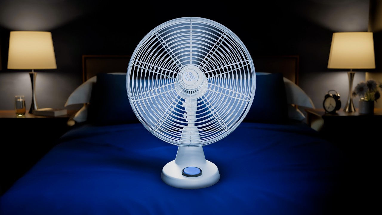 Fan Sounds for Sleep in a Hotel | The Perfect White Noise for Traveling