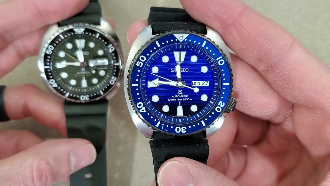 Seiko King Turtle SRPE05 vs Seiko Turtle SRPC91