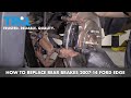 How to Replace Rear Brakes 2007-14 Ford Edge