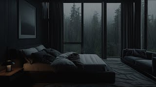 Gentle Rainfall for Relaxation and Sleep | Heavy Rain On The Window Helps Get A Full Sleep