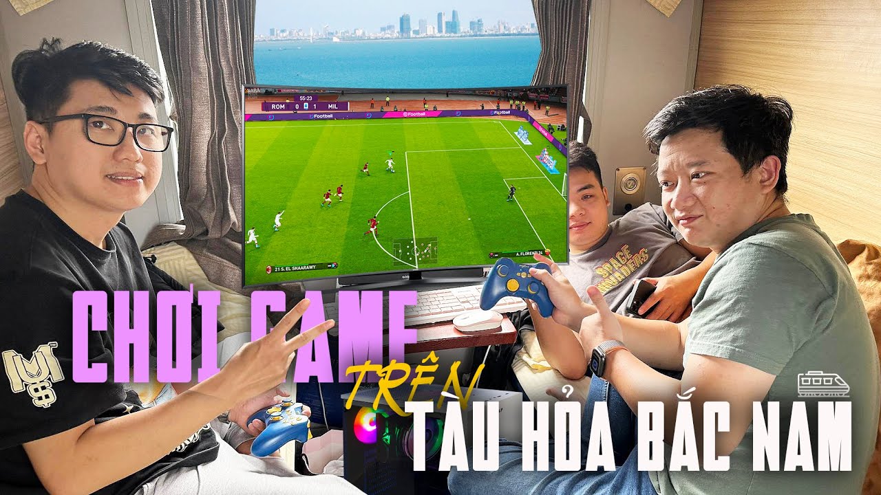 (Vlog vô Sài Gòn) XÁCH PC LÊN TÀU HỎA CHƠI GAME AAA !!! Cả Việt Nam chắc có mình chúng tôi =)))