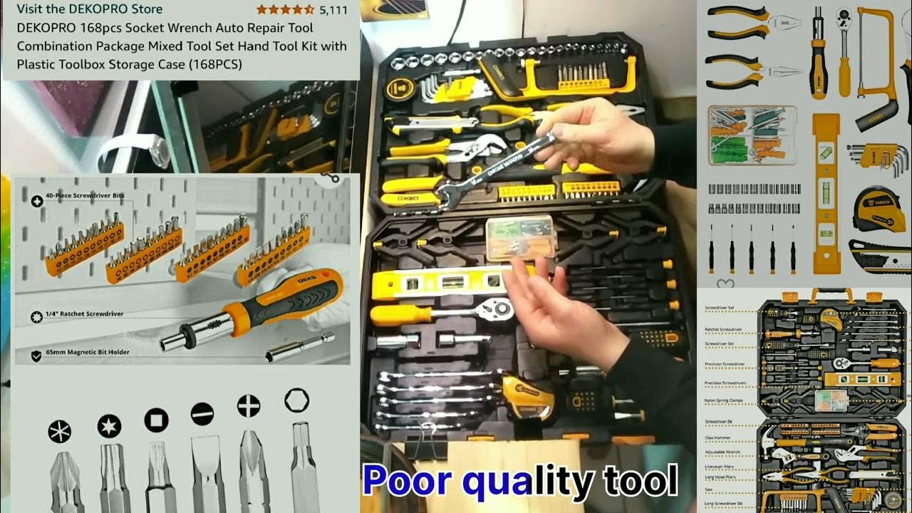 Tool DEKO PRO 168 pcs is it worth buying??? YouTube